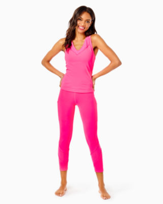 South Beach high shine leggings in black