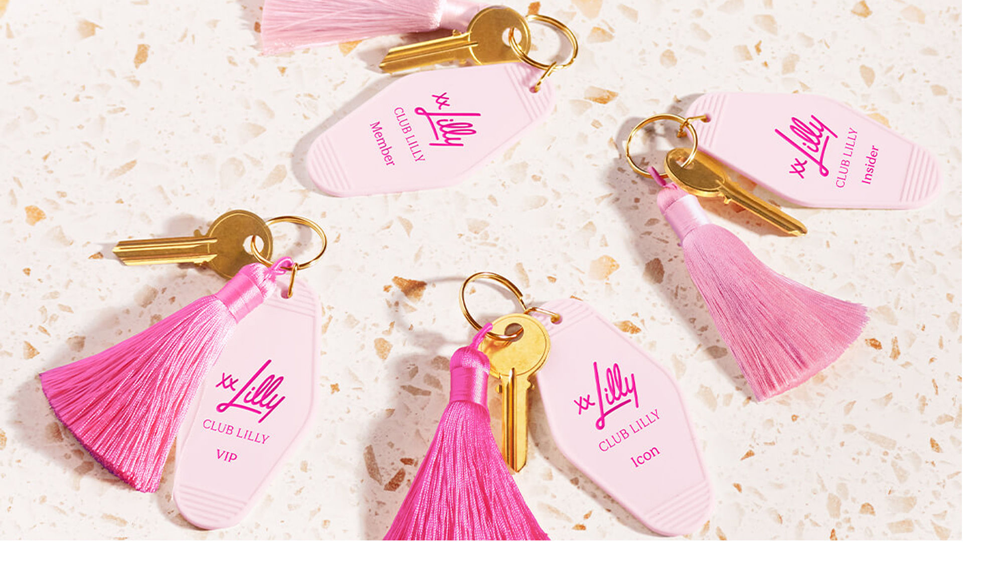 club lilly welcome banner