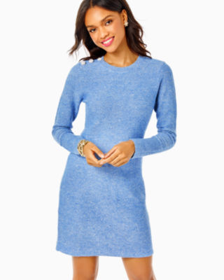 Blue hotsell sweater dress