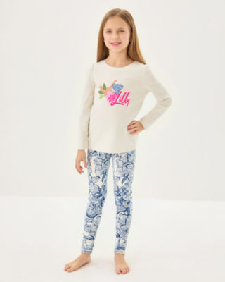 Lilly Pulitzer Upf 50+ Luxletic Girls Mini Weekender Legging
