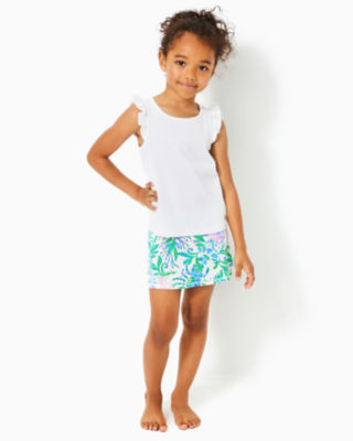 UPF 50+ Luxletic Girls Mini Aila Skort, , large - Lilly Pulitzer