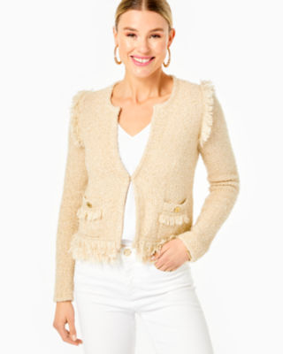 Lilly pulitzer deals fringe cardigan