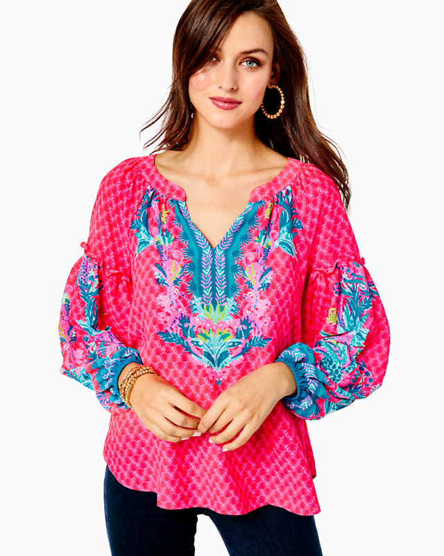 Zaid Top, , large - Lilly Pulitzer