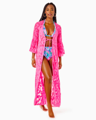 Motley Maxi Cover-Up, , large - Lilly Pulitzer
