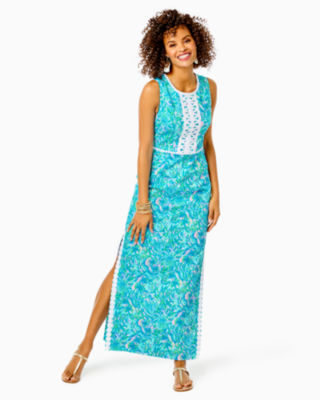 Ashler Maxi Shift Dress Lilly Pulitzer