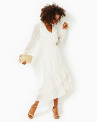 Only the Good Times White Sleeveless Cutout Midi Dress