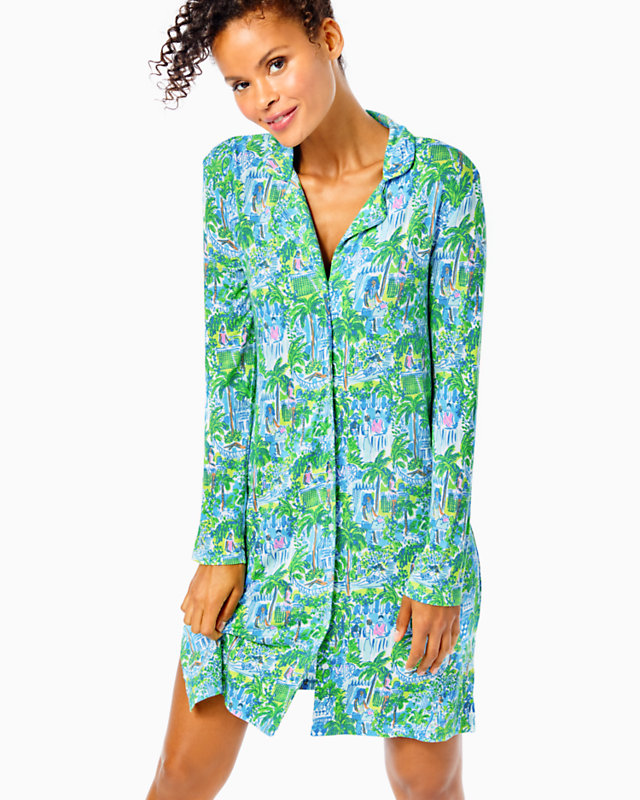 Chilton Pajama Nightshirt, , large - Lilly Pulitzer