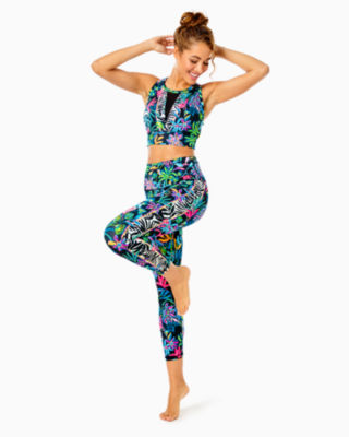 Shop Lilly Pulitzer UPF 50+ Luxletic Weekender High-Rise Cropped Leggings