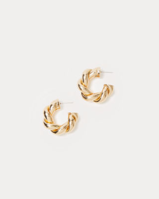 Lilly Pulitzer Island Escape Earrings In Gold Metallic