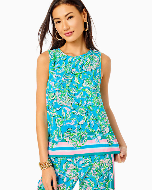 Iona Sleeveless Top, , large - Lilly Pulitzer
