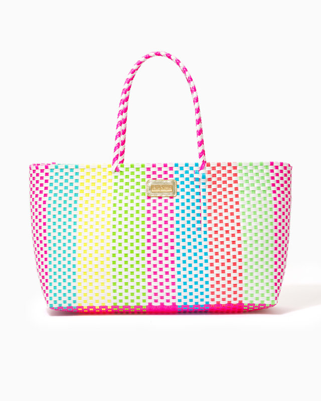 Woven Tote, , large - Lilly Pulitzer