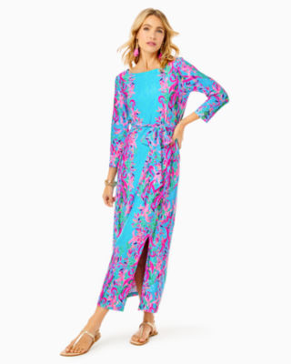 UPF 50+ Carabella Chillylilly Midi Dress | Lilly Pulitzer