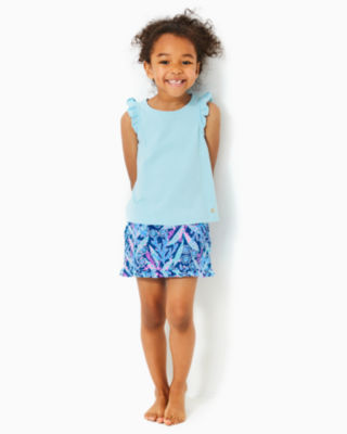 UPF 50+ Luxletic Girls Mini Anika Skort, , large - Lilly Pulitzer