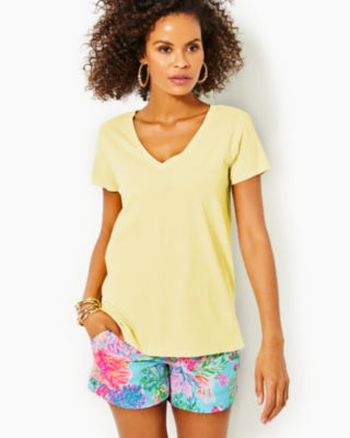 Meredith Tee, Creme Fraiche, large image 3 - Lilly Pulitzer