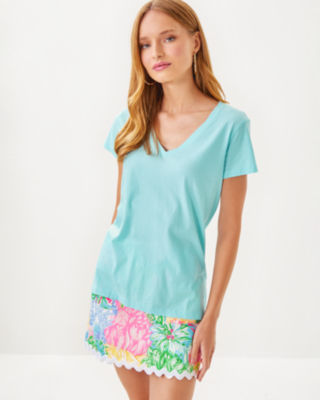 Meredith Tee, Fresh Water Blue, large