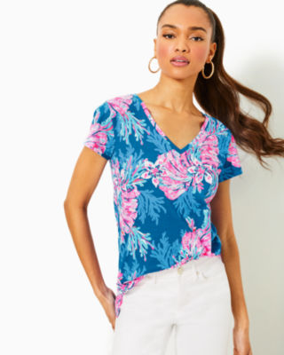 Shop Lilly Pulitzer Meredith Tee In Multi For The Fans