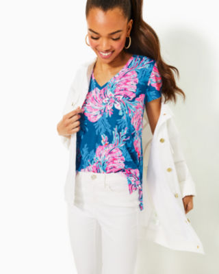 Shop Lilly Pulitzer Meredith Tee In Multi For The Fans