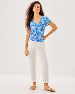 Meredith Tee, Sunwashed Blue Citrus Crush, large image 3