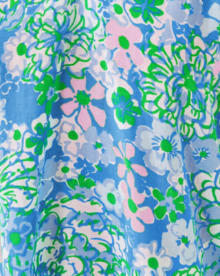 Lourdes Top, Sunwashed Blue Plumes In Bloom, large image 5