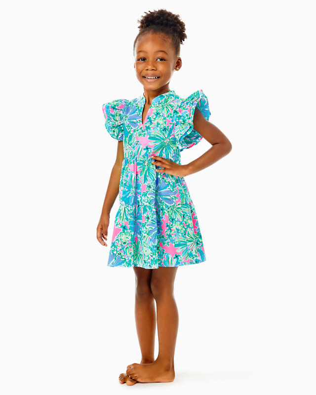 Girls Mini Aldena Dress, , large - Lilly Pulitzer