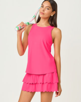 UPF 50+ Luxletic Westley Active Tank, Lipstick Pink, large