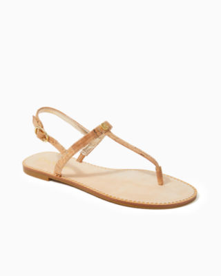 Rita Sandal, Natural, large - Lilly Pulitzer