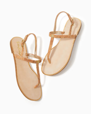 Rita Sandal, Natural, large image 3 - Lilly Pulitzer