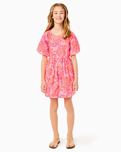 Lilly Pulitzer Girl's Mini Knoxlie Dress In Baby Pink Size 8, Days ...