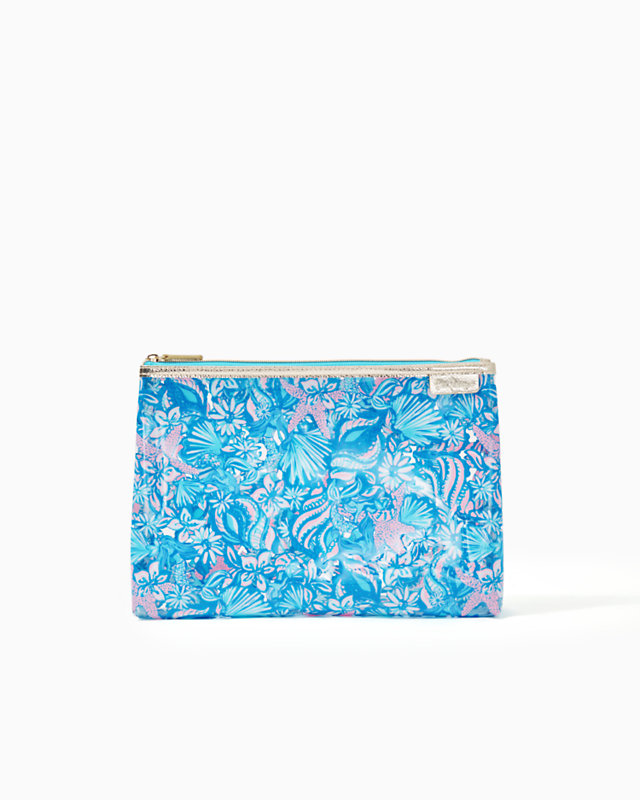 Clear Pouch, , large - Lilly Pulitzer
