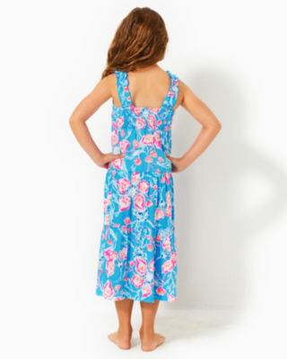 Girls Mini Hadly Maxi Dress, Multi Bahamian Rhapsody, large image null - Lilly Pulitzer