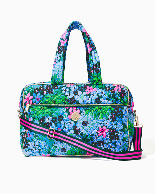 Everson Quilted Weekender Bag, , large - Lilly Pulitzer
