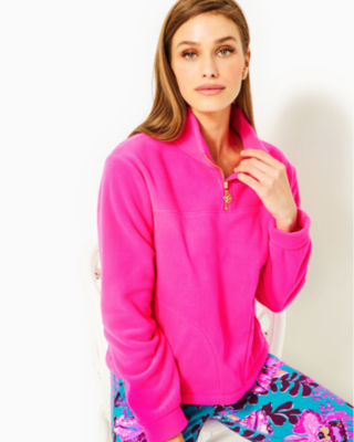 Pink 2025 fleece pullover