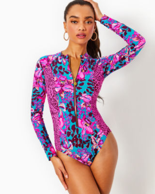 Monogram Gradient Cut-Out One-Piece Swimsuit - Women - Ready-to-Wear