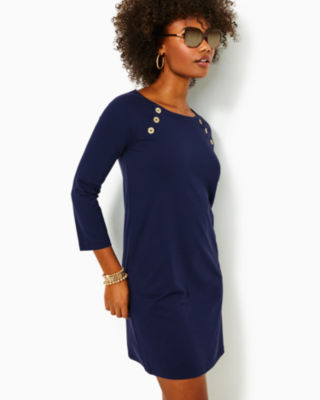 Rayon Flutter Sleeve Shift Dress - Our Second Nature