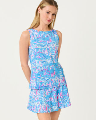 Lilly Pulitzer Upf 50+ Luxletic Renay Tank Top In Black