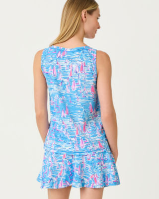 Lilly Pulitzer Upf 50+ Luxletic Renay Tank Top In Black