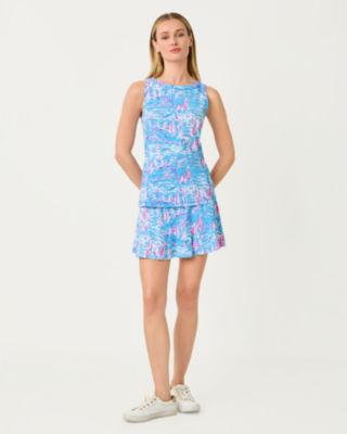 Lilly Pulitzer Upf 50+ Luxletic Renay Tank Top In Black