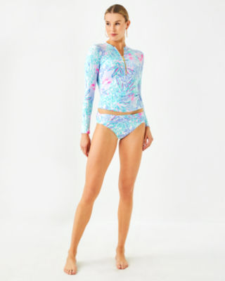 UPF 50+ Nayte Rashguard Swim Top, Multi Via Del Mar, large image 2