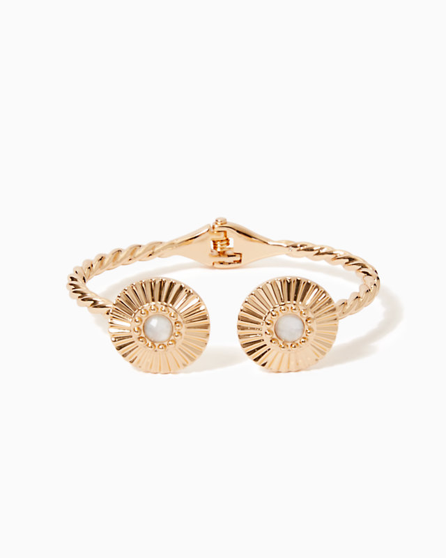 Tropical Twist Bracelet, Gold Metallic, large - Lilly Pulitzer