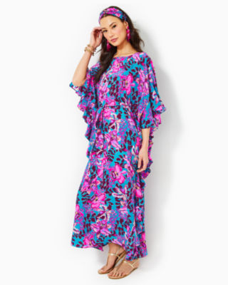 Lilly pulitzer hotsell silk caftan