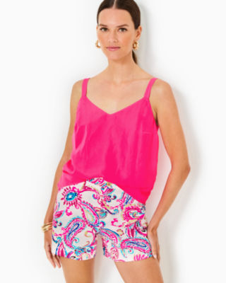 Nadia Satin Cami, , large - Lilly Pulitzer