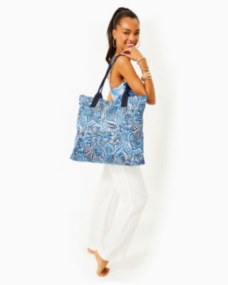 Piper Packable Tote, Resort White Give It A Whirl Accessories Small, large image 4