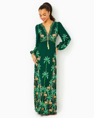 Lilly pulitzer long sleeve hotsell maxi dress