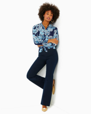 Navy Stylish Women's Pants