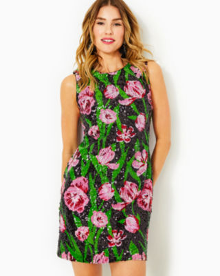 Axlee Sequin Shift Dress Lilly Pulitzer