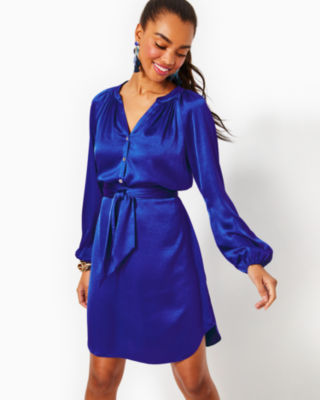 Women's Blue A-Line Dresses