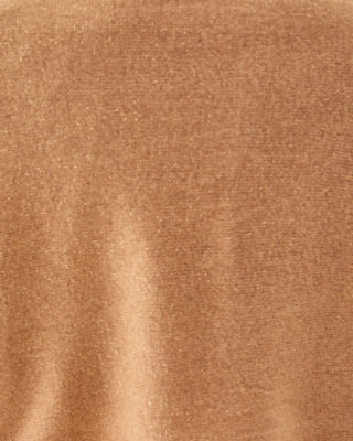 Lanelle Cashmere Wrap, Heathered Rattan Metallic, large image 4 - Lilly Pulitzer
