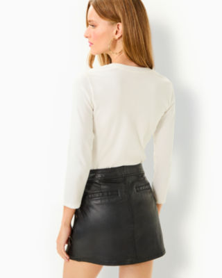 Colette Stretch Coated Skirt | Lilly Pulitzer