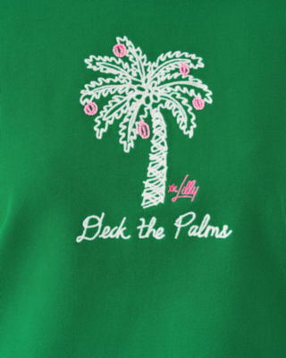 Lilly Pulitzer Ballad Cotton Sweatshirt In Animal Print