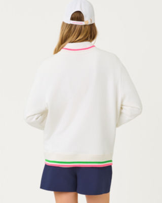 Ballad Cotton Sweatshirt, Multi Follow The Sun Embellishment, large image 2